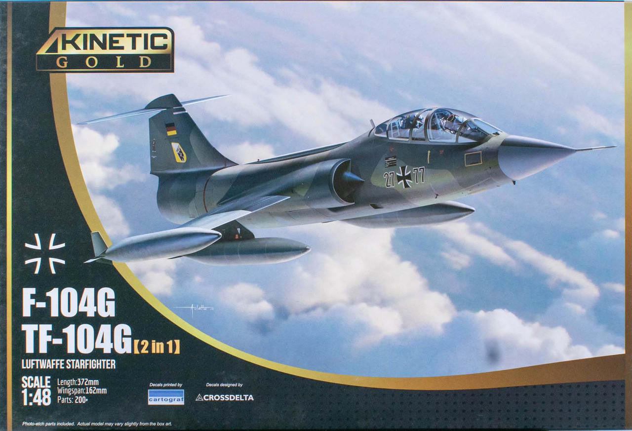 Kinetic 1/48 TF-104G / F-104G Starfighter 2 in 1 48089